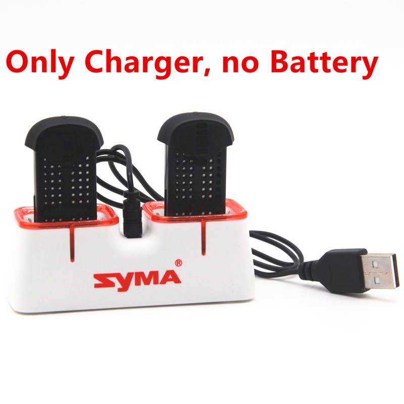Drone Joystick Cover - Syma X22 X22W ドローンバッテリー用デュアルUSB急速充電器 2in1充電ケース 過充電保護機能付き