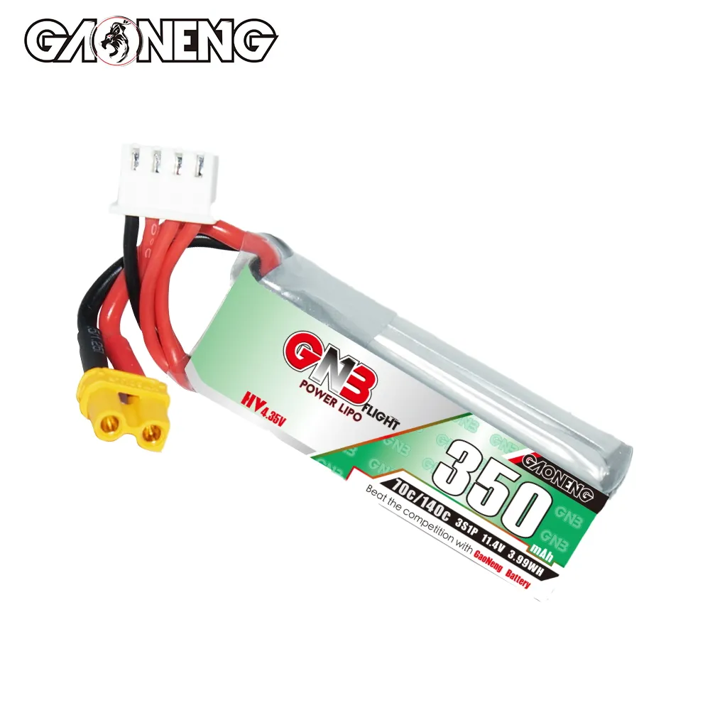 Gaoneng GNB 350mAh 3S 70C LiPo - Drone Backpack のレビューと価格