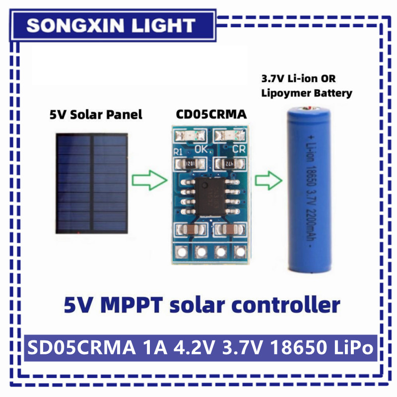 MPPT ソーラー充電コントローラ 1A 4.2V 3.7V - Drone Solar Charger のレビューと価格